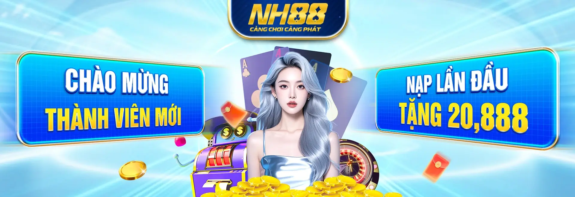 Nh88a Thưởng tân thủ nạp đầu lên đến 18.888k